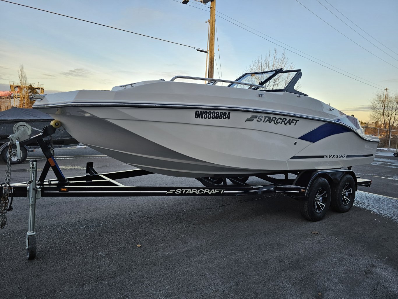 2023 Starcraft SVX 190 DC With 150 HP Yamaha 574 Hours