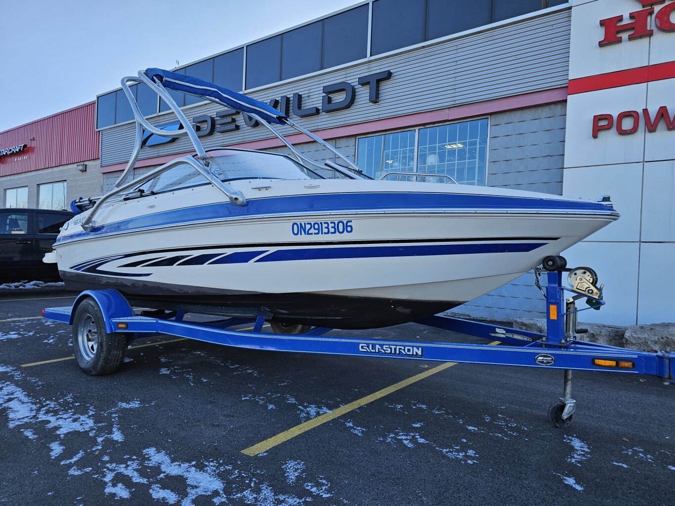 2008 GLASTRON GT185 WITH VOLVO PENTA 4.3GL 552 HOURS