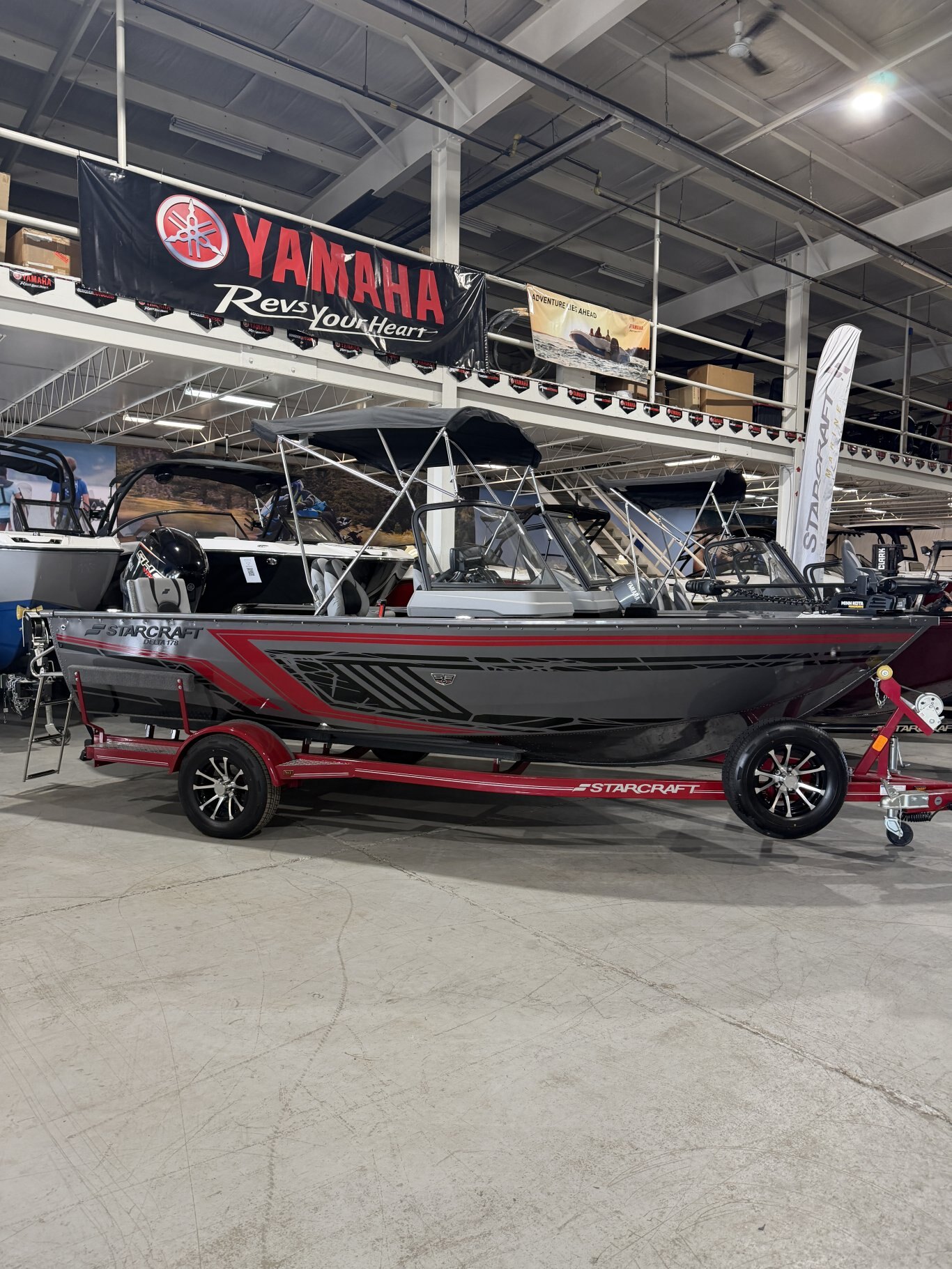 2025 STARCRAFT STORM 176 DC W/115HP YAMAHA & MATCHING TRAILER