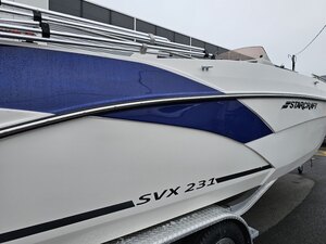 2023 Starcraft SVX 231 W/ 175 HP YAMAHA 214 HOURS