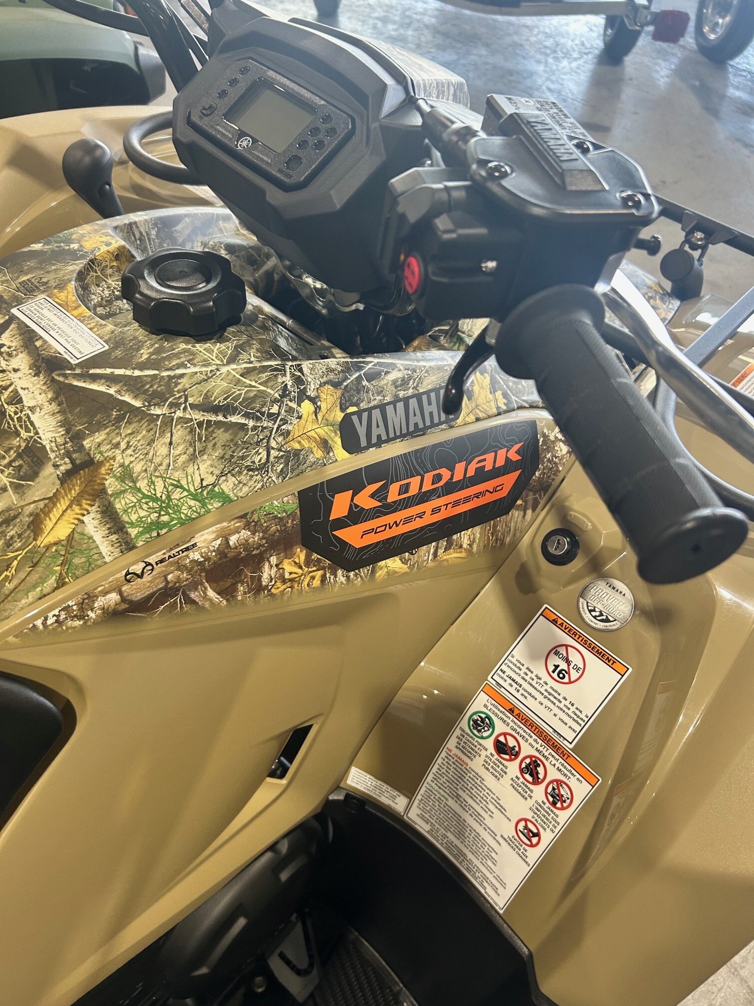 2026 Yamaha Kodiak 450 EPS CAMO Fall Beige/Realtree Edge