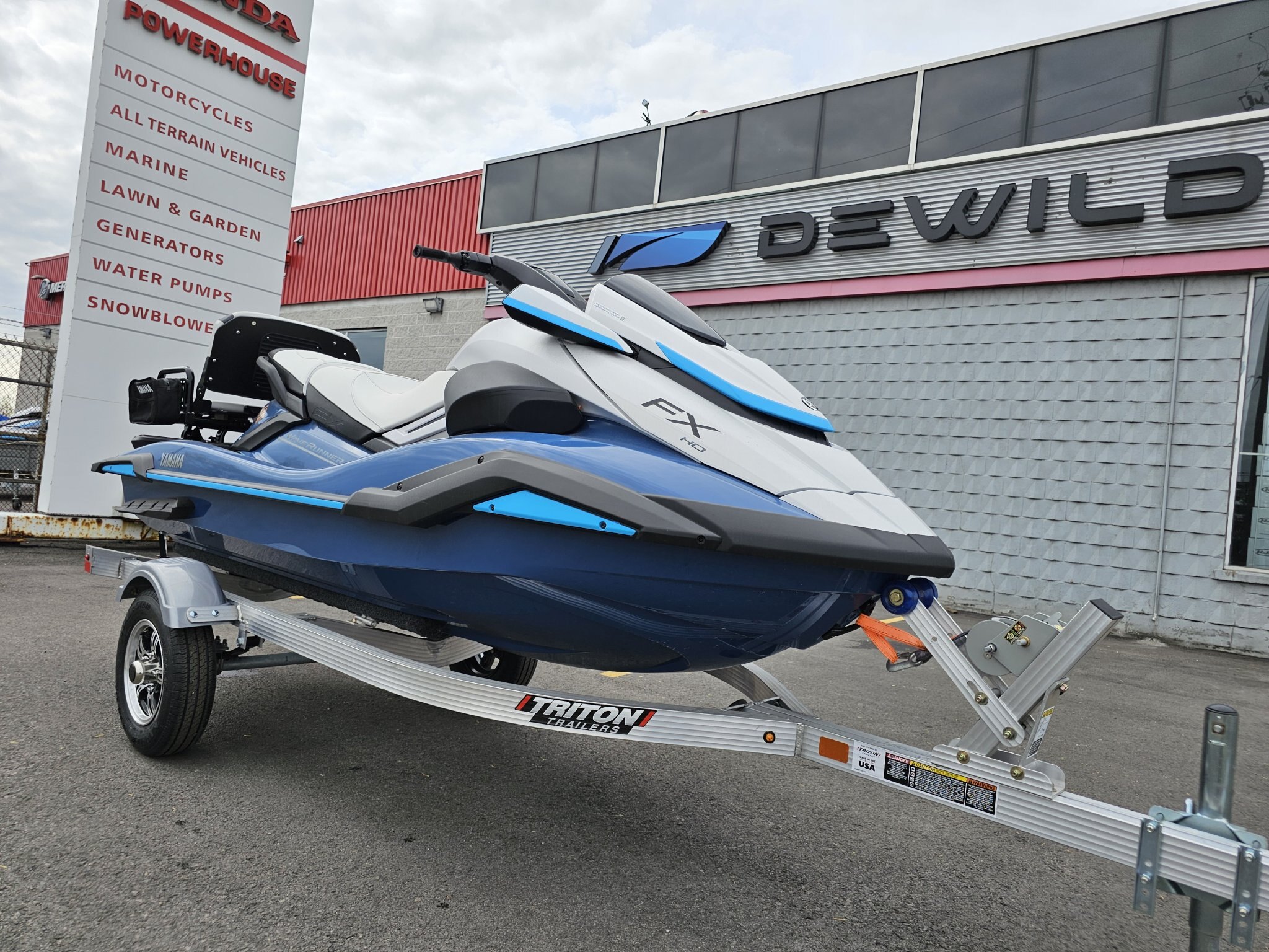 2026 Yamaha FX Cruiser SVHO Lagoon Blue