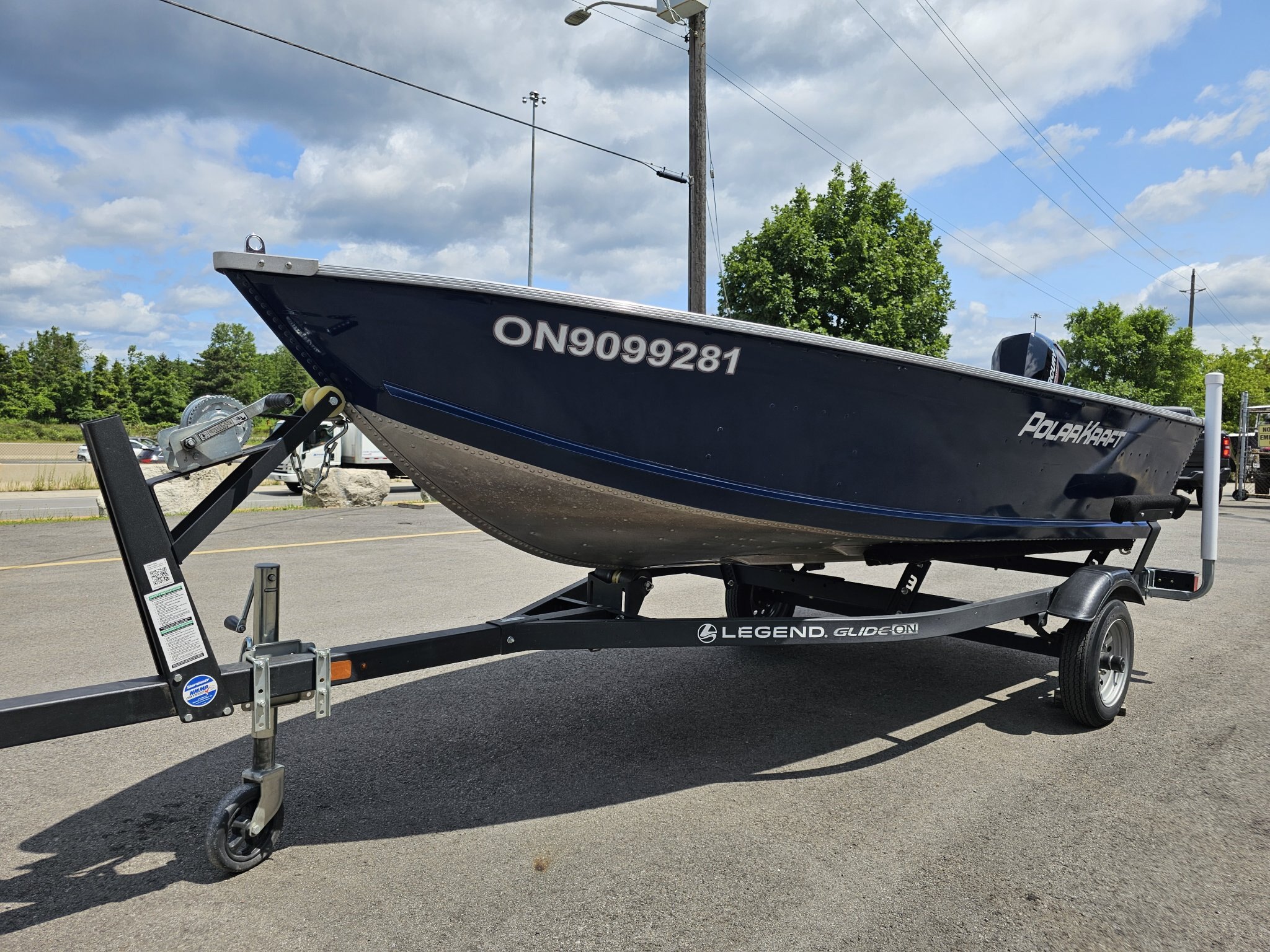 2024 POLAR KRAFT WITH 15 HP MERCURY