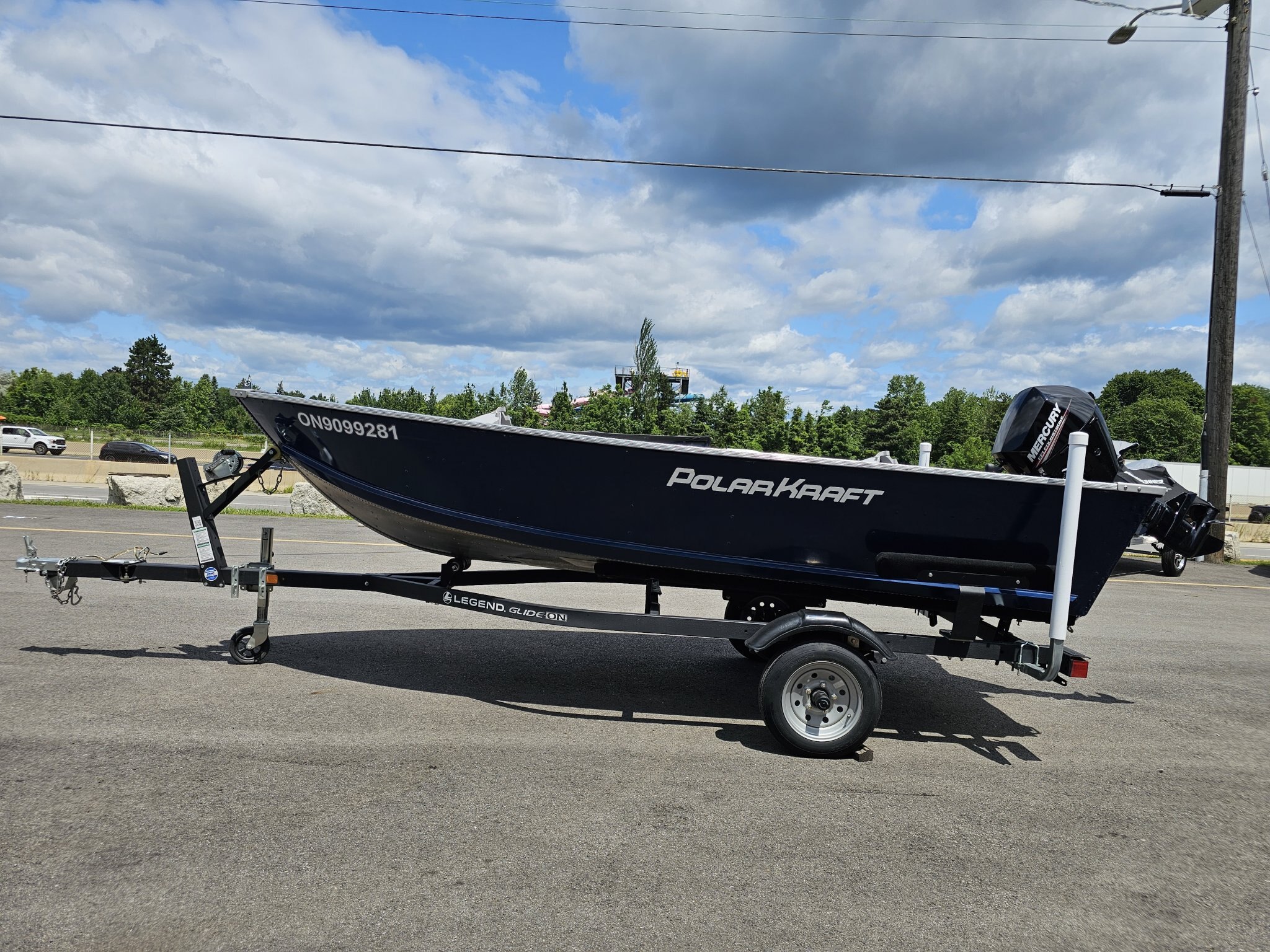 2024 POLAR KRAFT WITH 15 HP MERCURY