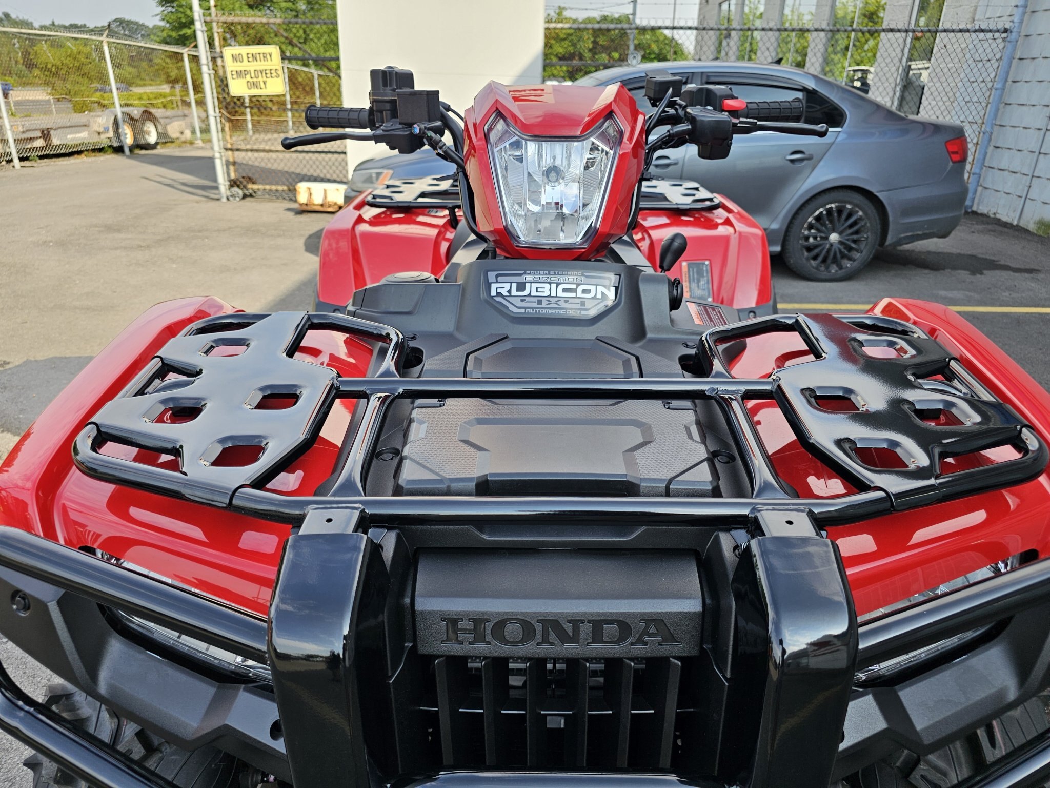 2027 Honda Rubicon 520 DCT IRS EPS Automatic Hero Red UPGRADED RIMS & TIRES PLUS WARN WINCH!