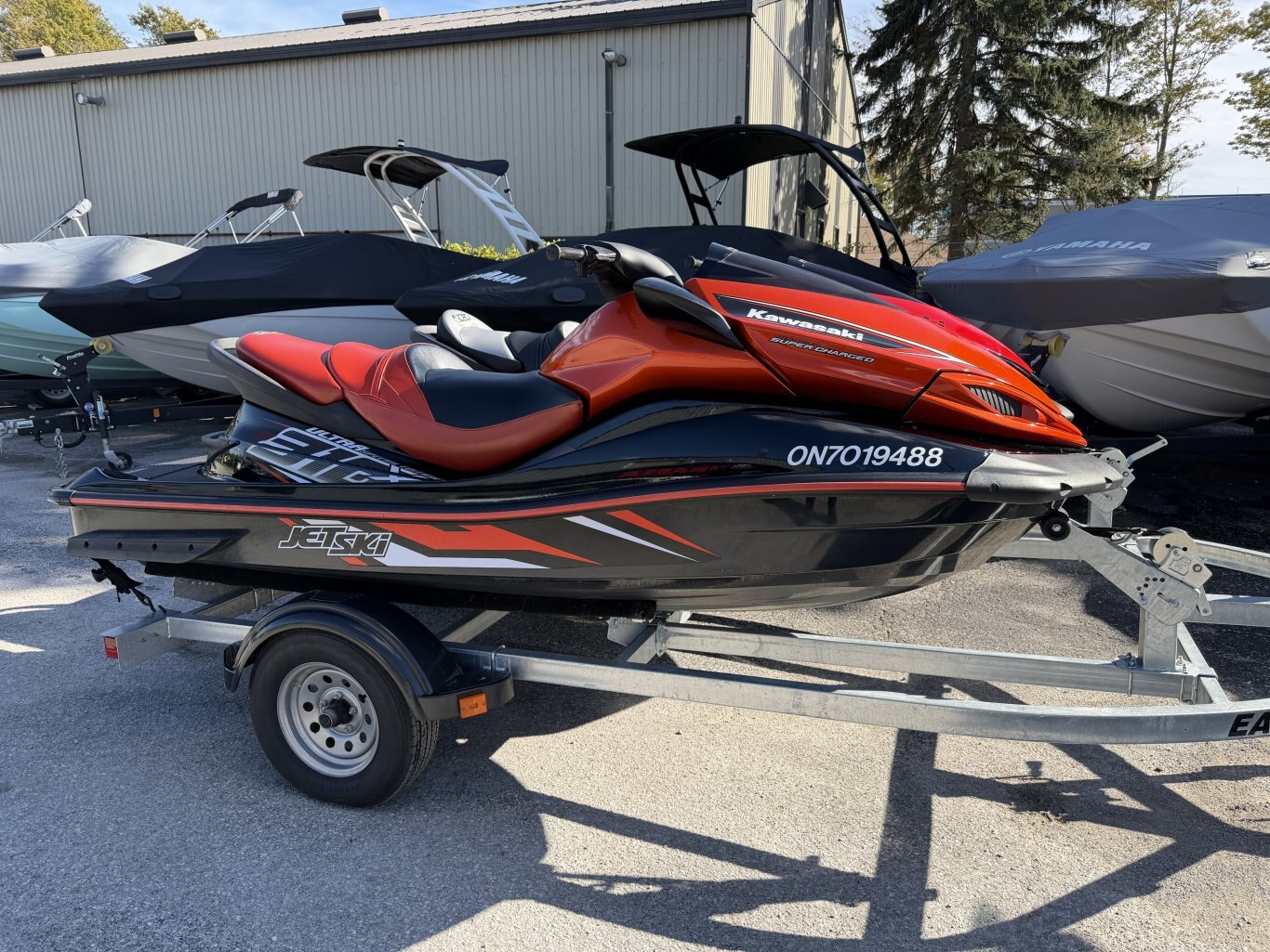 2022 KAWASAKI JETSKI ULTRA LX 160 W/32HRS & 2018 KAWASAKI JETSKI ULTRA 310X SPECIAL EDITON W/82 HRS & DOUBLE GALVANIZED TRAILER
