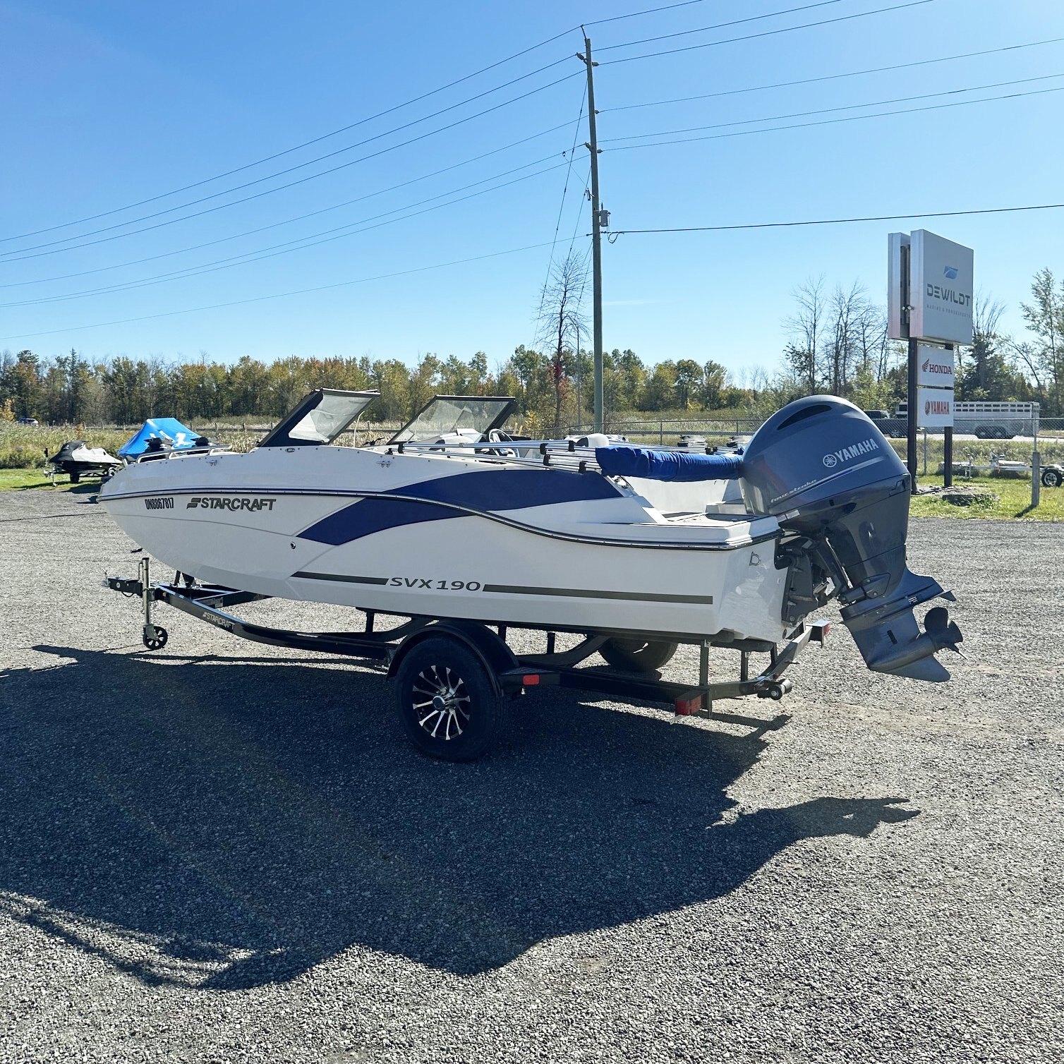 2023 Starcraft SVX 211 W/ 150 HP YAMAHA- 712 HOURS