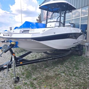 2025 STARCRAFT SVX 211 OB CC W/150HP YAMAHA AND CUSTOM MATCHED TRAILMASTER TRAILER