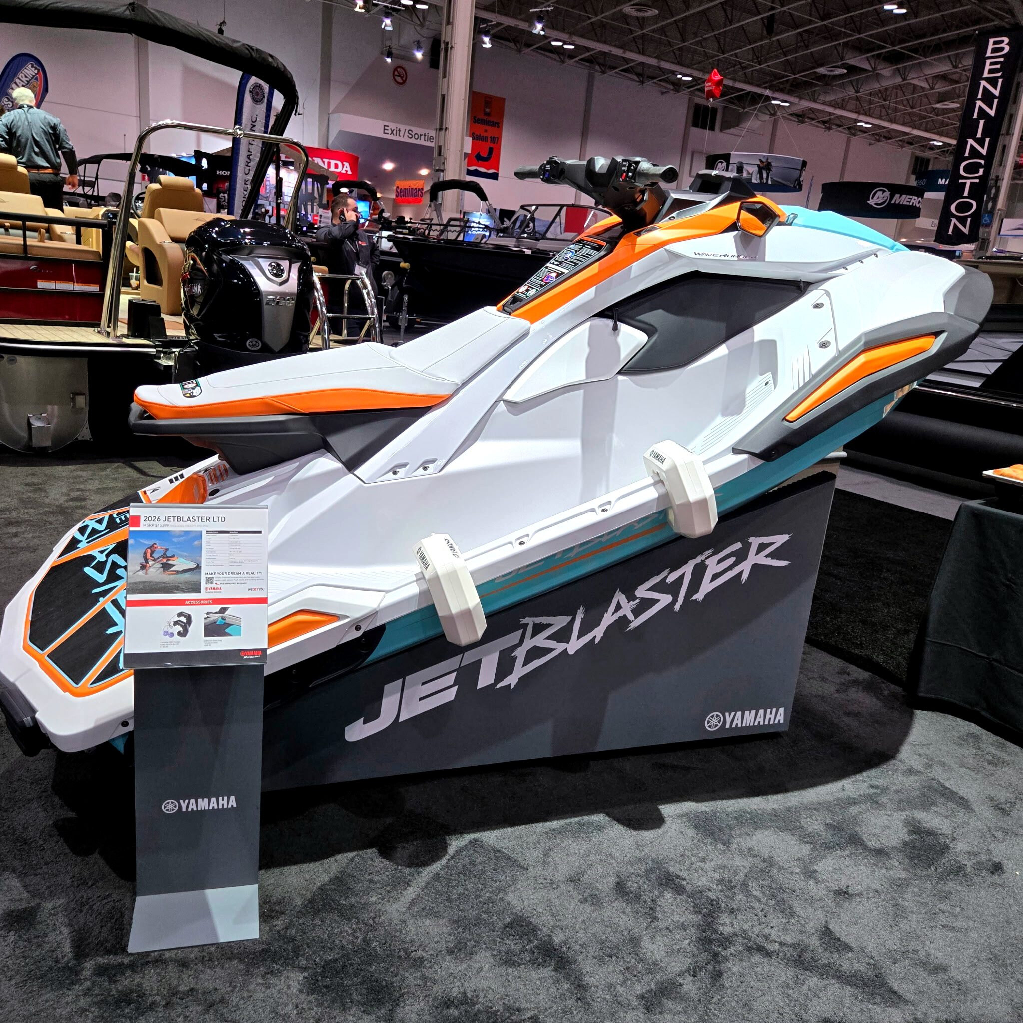 2026 Yamaha JetBlaster LTD 3 UP DO NOT PAY UNTIL 2027 OR CASH PURCHASE DISCOUNTS UP TO $1500 ON IN STOCK 2026 WAVERUNNERS!