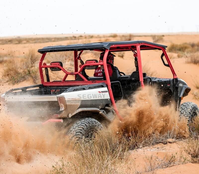 2024 Segway FUGLEMAN UT10 CREW PREMIUM White & Red