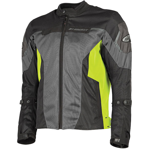 JOE ROCKET MEN S PHOENIX MESH JACKET Medium High Visibility Grey Black Men s 4 670345 Home GW Cycle World Calgary AB 403 569 9555