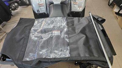 Pare-brise arrière souple Yamaha pour UTV Viking 2014 - Noir