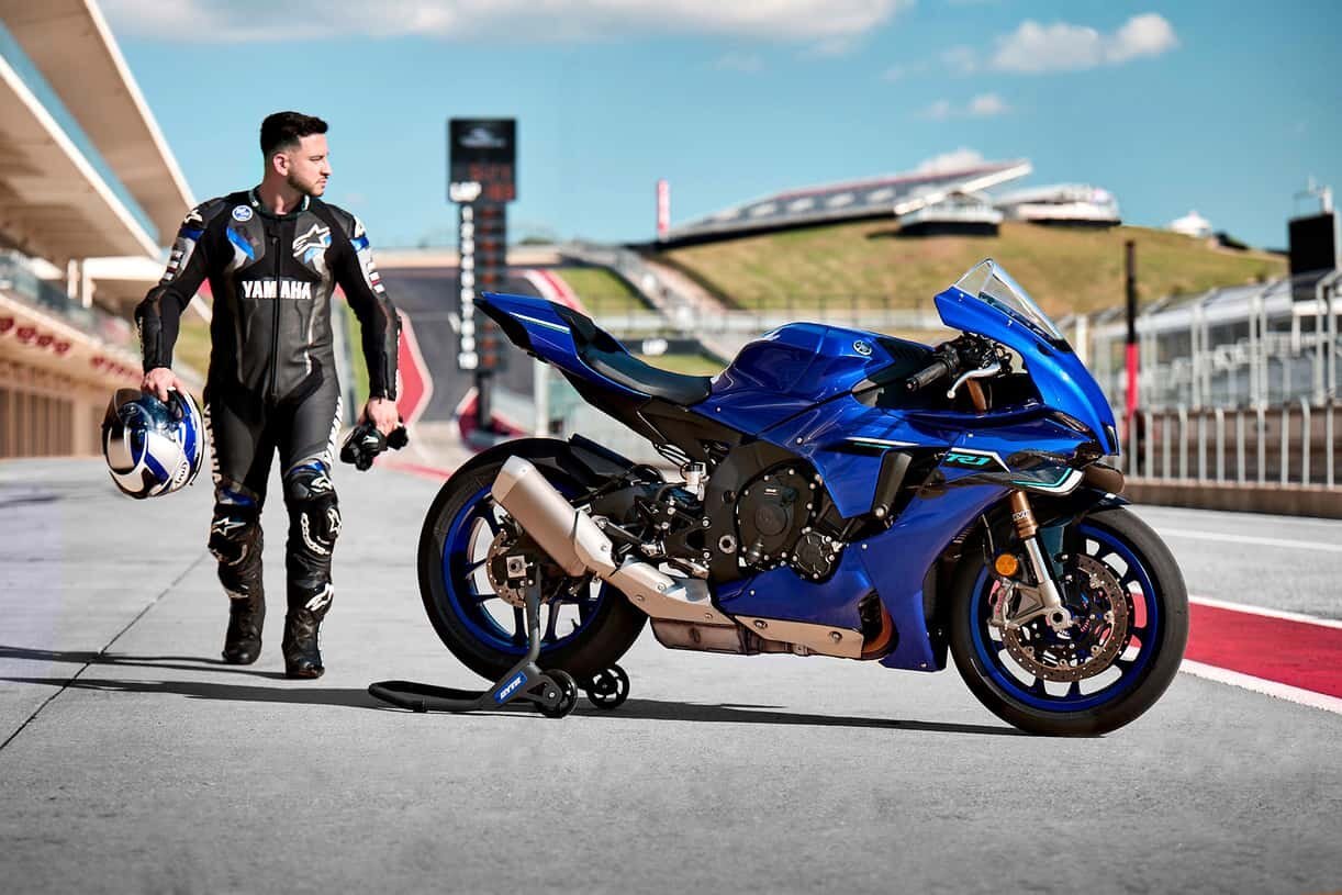 Équipe Yamaha YZF R1 2025 Bleu Yamaha