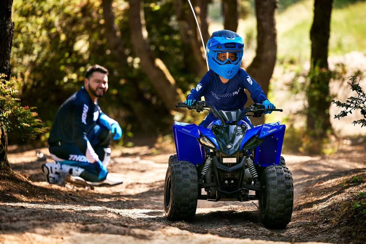 Yamaha YFZ50 2025 Team Yamaha Bleu