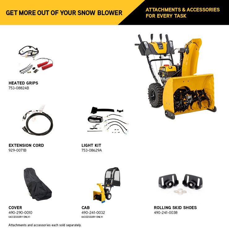 Souffleuse à neige Cub Cadet 2Xâ¢ 26 TRAC IntelliPOWERÂÂ