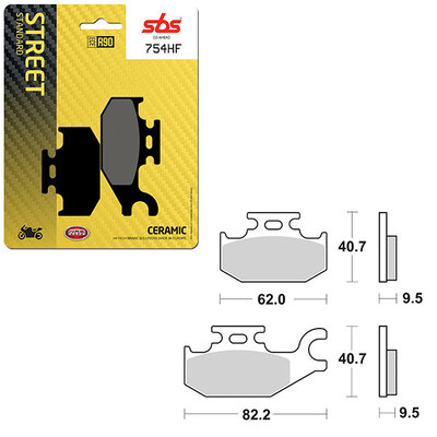 SBS ATV/UTV CERAMIC BRAKE PAD (6190754100)