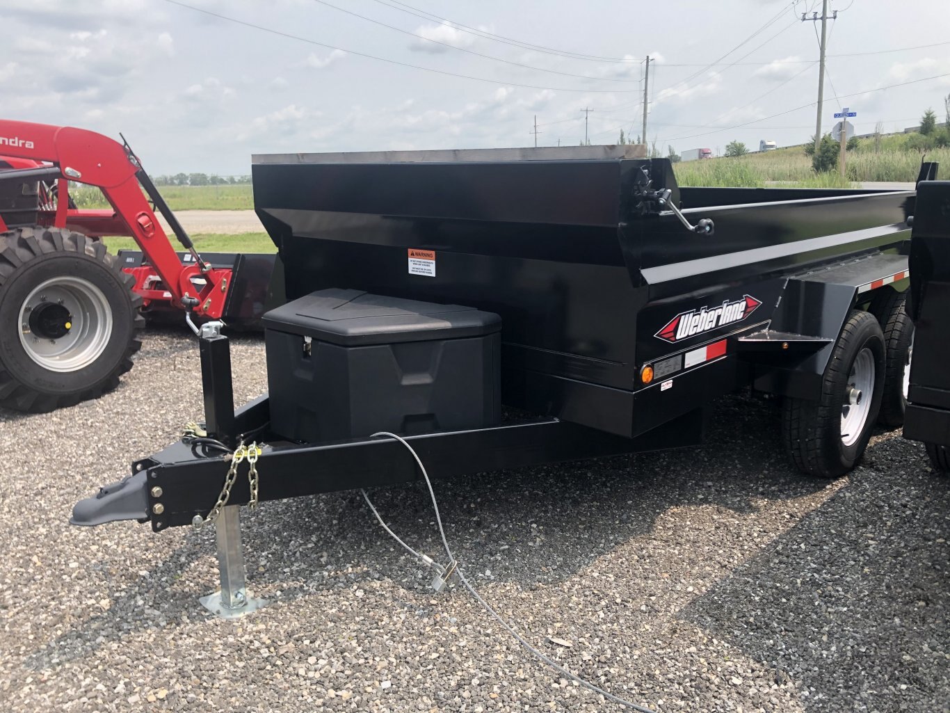 6X10X18 HIGH SIDE DUMP TRAILER