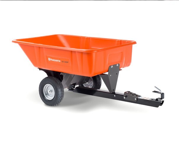 10 CUFT. POLY SWIVEL DUMPCART