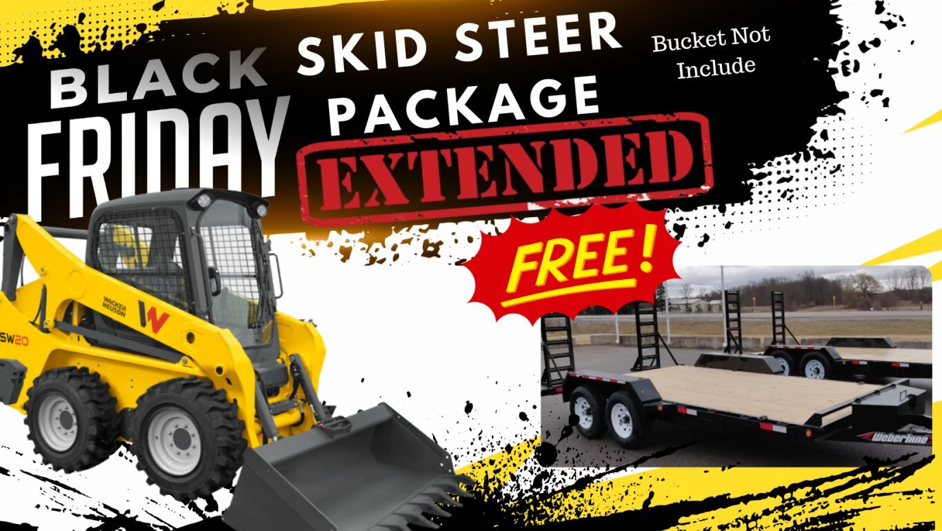 SW20 SKID STEER LOADER WITH FREE TRAILER