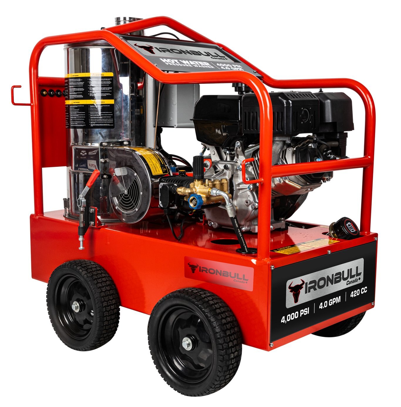 2024 IRONBULL 4000 PSI Hot Water Pressure Washer