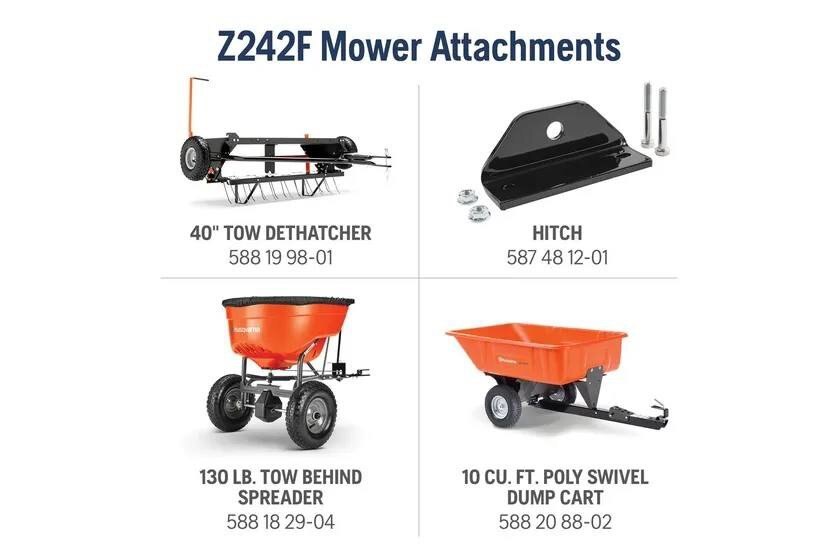 2023 Husqvarna Z242F Zero Turn Riding Lawn Mower