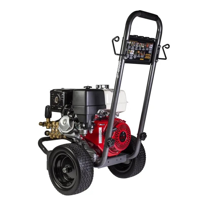 BE Power 4,000 PSI 4.0 GPM Gas Pressure Washer with Honda GX390 Engine and General Triplex Pump