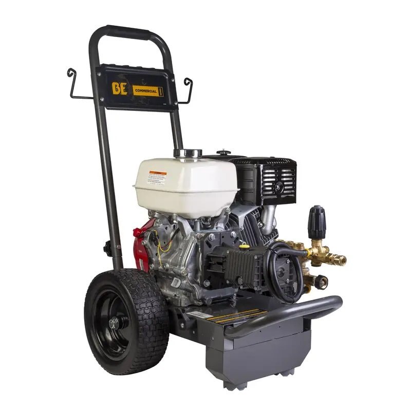 BE Power 4,000 PSI 4.0 GPM Gas Pressure Washer with Honda GX390 Engine and General Triplex Pump