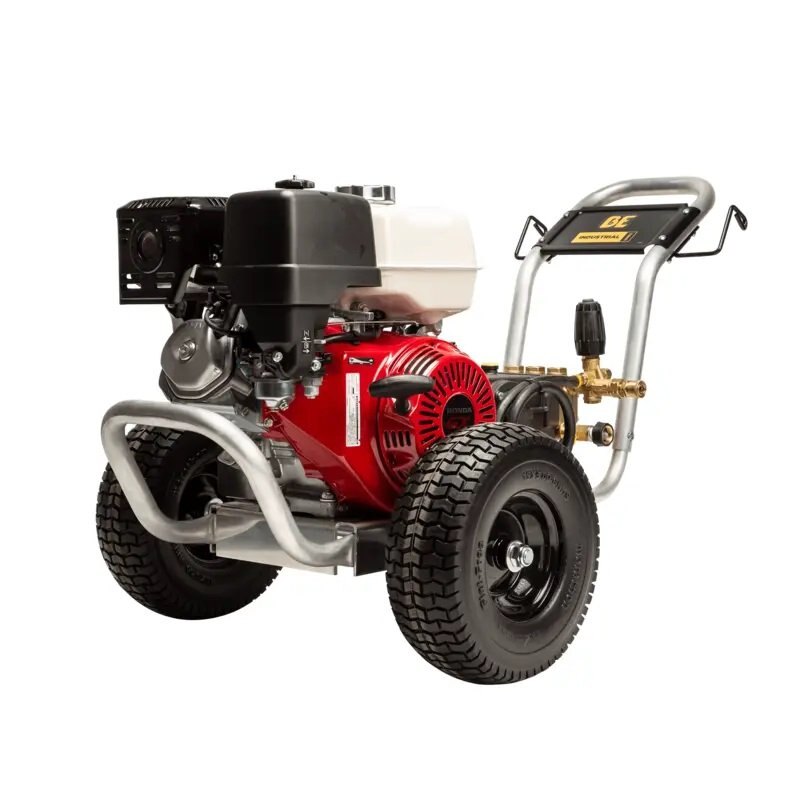 BE Power 4,000 PSI 4.0 GPM Gas Pressure Washer with Honda GX390 Engine and General Triplex Pump