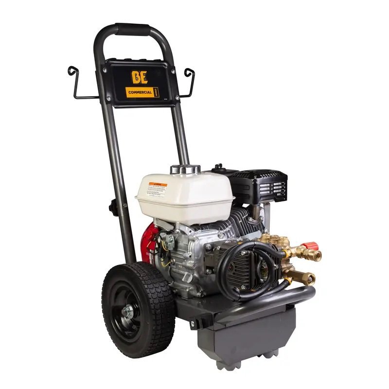 BE Power 2,500 PSI 3.0 GPM Gas Pressure Washer with Honda GX200 Engine and Comet Triplex Pump
