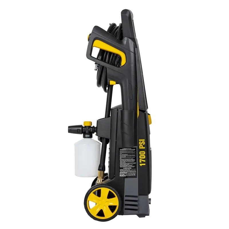 BE Power 1,700 PSI 1.7 GPM Electric Pressure Washer with Powerease Motor and AR Axial Pump