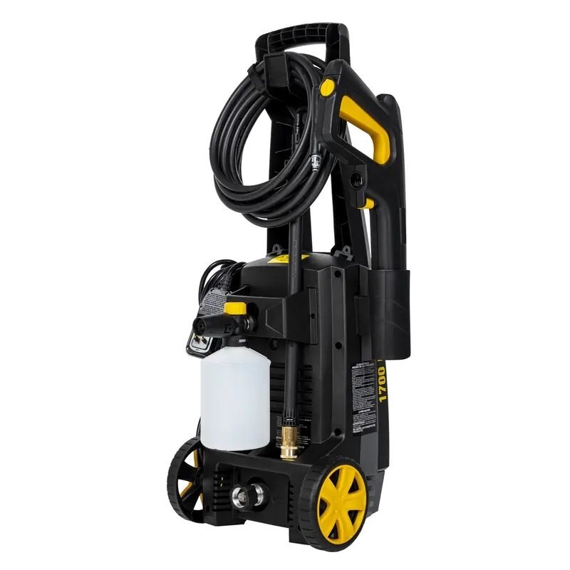 BE Power 1,700 PSI 1.7 GPM Electric Pressure Washer with Powerease Motor and AR Axial Pump