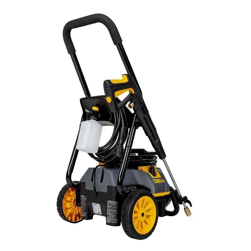 BE Power 2,300 PSI 1.7 GPM Electric Pressure Washer with Powerease Motor and AR Axial Pump