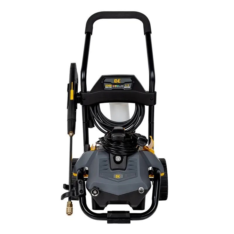 BE Power 2,300 PSI 1.7 GPM Electric Pressure Washer with Powerease Motor and AR Axial Pump