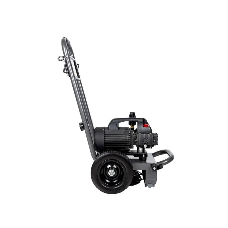 BE Power 1,500 PSI 1.6 GPM Electric Pressure Washer with Powerease Motor and Triplex Pump