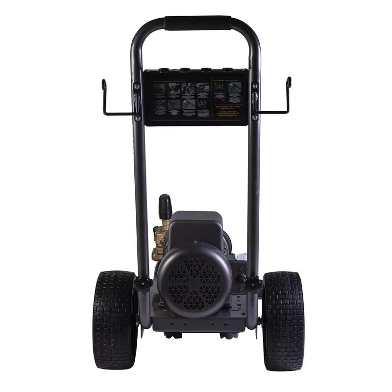 BE Power 2,000 PSI 3.5 GPM Electric Pressure Washer with Baldor Motor and AR Triplex Pump