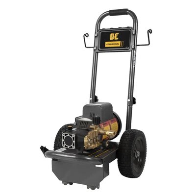 BE Power 1,500 PSI - 2.0 GPM Electric Pressure Washer with Baldor Motor and AR Triplex Pump