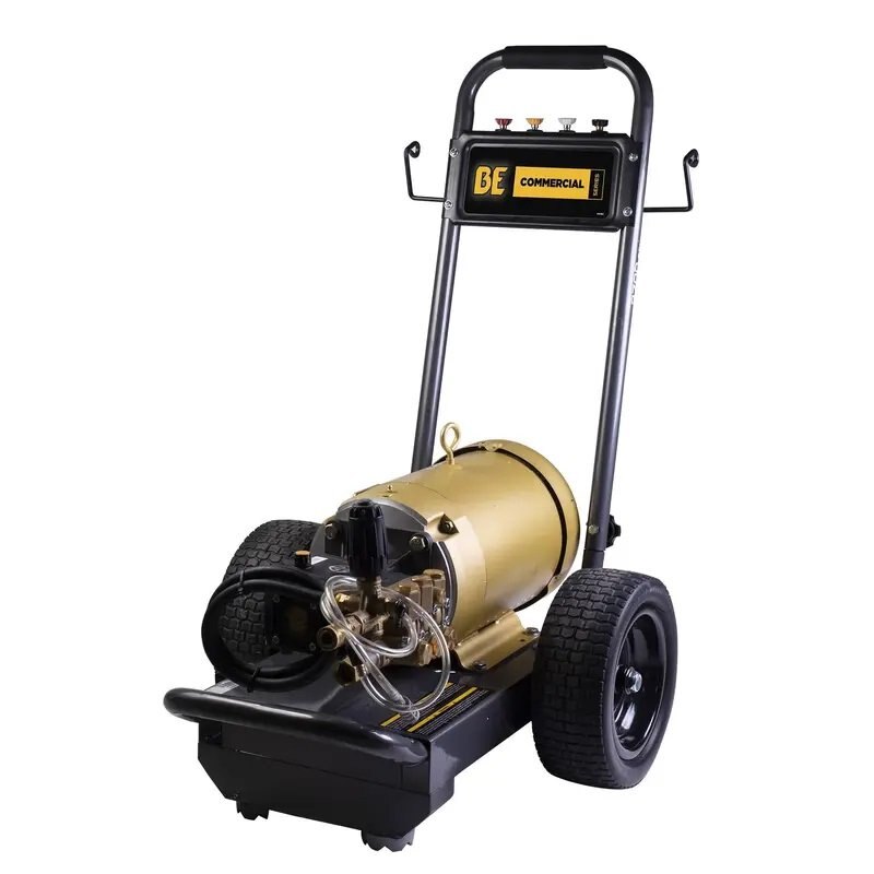 BE Power 2,700 PSI 3.5 GPM Electric Pressure Washer with Baldor Motor and AR Triplex Pump