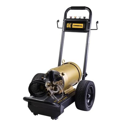 BE Power 2,700 PSI - 3.5 GPM Electric Pressure Washer with Baldor Motor and AR Triplex Pump