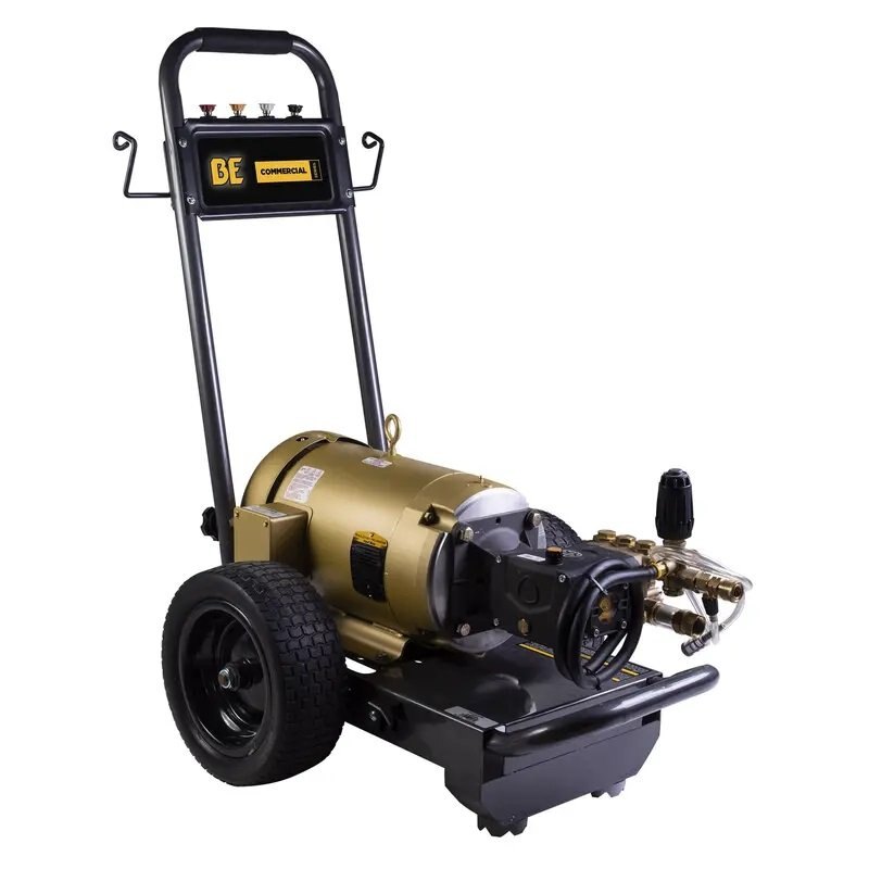 BE Power 2,700 PSI 3.5 GPM Electric Pressure Washer with Baldor Motor and AR Triplex Pump