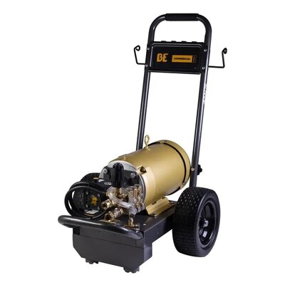 BE Power 2,700 PSI - 3.5 GPM Electric Pressure Washer with Baldor Motor and AR Triplex Pump