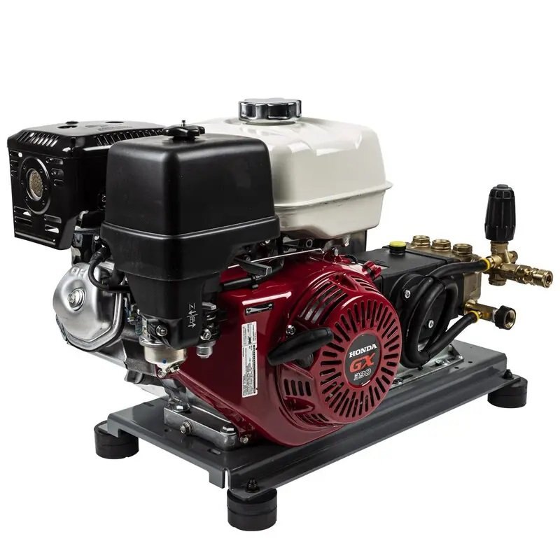 BE Power 4,000 PSI 4.0 GPM Gas Pressure Washer with Honda GX390 Engine and General Triplex Pump