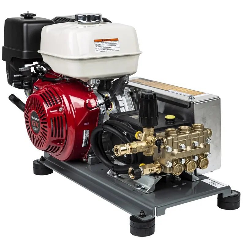 BE Power 4,000 PSI 4.0 GPM Gas Pressure Washer with Honda GX390 Engine and General Triplex Pump