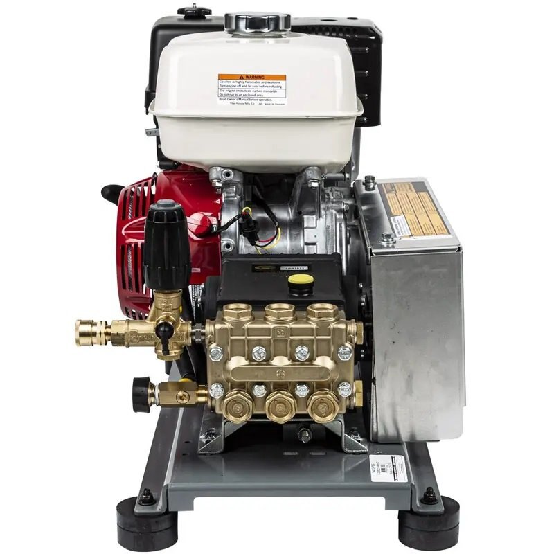 BE Power 4,000 PSI 4.0 GPM Gas Pressure Washer with Honda GX390 Engine and General Triplex Pump