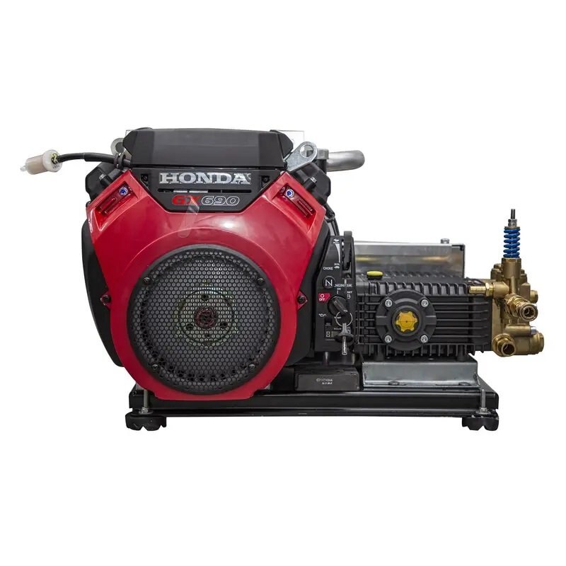 BE Power 3,500 PSI 8.0 GPM Gas Pressure Washer with Honda GX690 Engine and General Triplex Pump