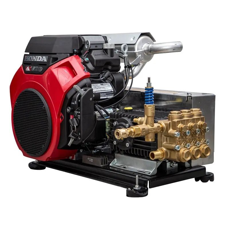 BE Power 3,500 PSI 8.0 GPM Gas Pressure Washer with Honda GX690 Engine and General Triplex Pump