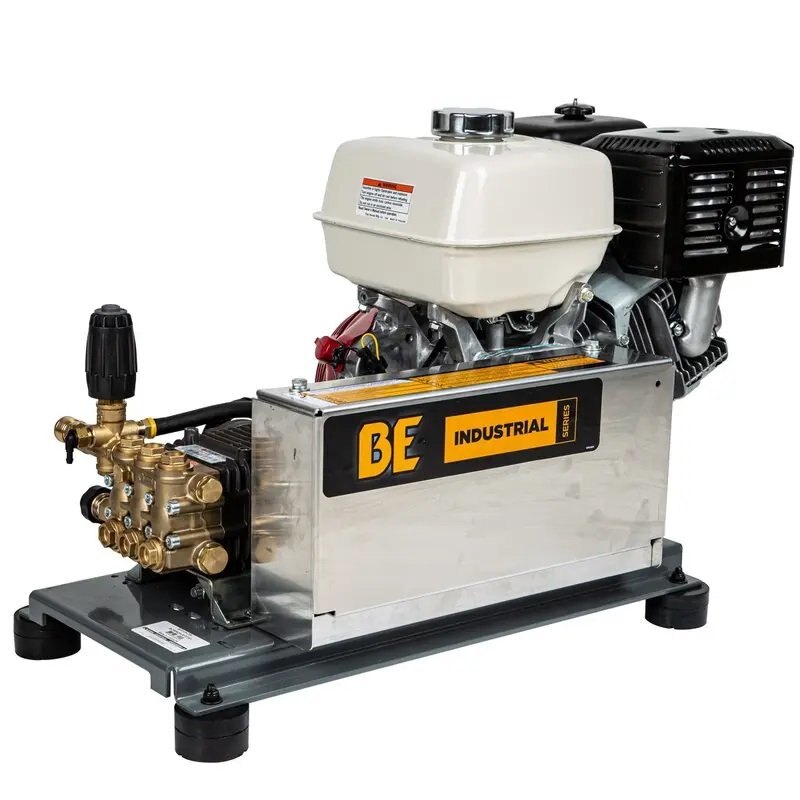 BE Power 3,000 PSI 5.0 GPM Gas Pressure Washer with Honda GX390 Engine and Comet Triplex Pump