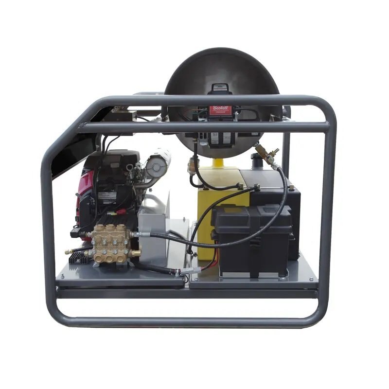 BE Power 3,000 PSI 8.0 GPM Hot Water Pressure Washer with Honda GX690 Engine and General Triplex Pump