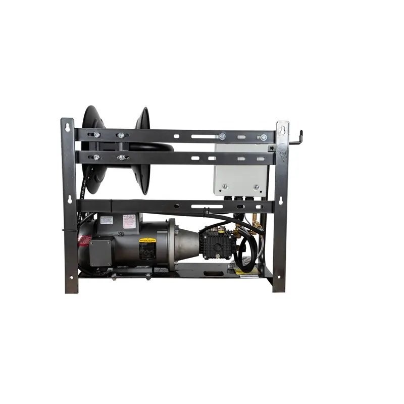 BE Power 2,000 PSI 4.0 GPM Wall Mount Electric Pressure Washer with a Baldor Motor and General Triplex Pump