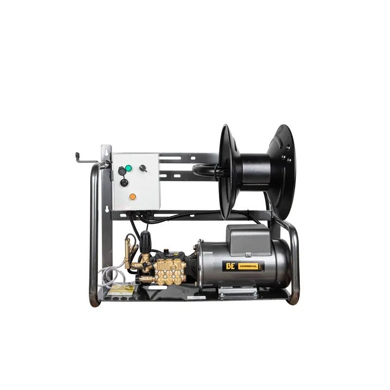 BE Power 2,000 PSI 4.0 GPM Electric Pressure Washer with Baldor Motor and AR Triplex Pump