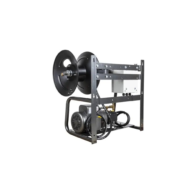 BE Power 1,500 PSI 2.0 GPM Wall Mount Electric Pressure Washer with a Baldor Motor and General Triplex Pump